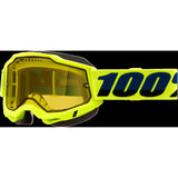 100% Accuri 2 Snow Goggles - Yellow with Yellow Dual Pane Vented Lens [MPN: 50223-608-04]