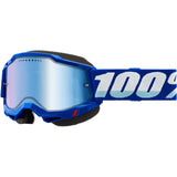 100% Accuri 2 Snow Goggles - Blue with Blue Mirror Lens [MPN: 50223-650-02]