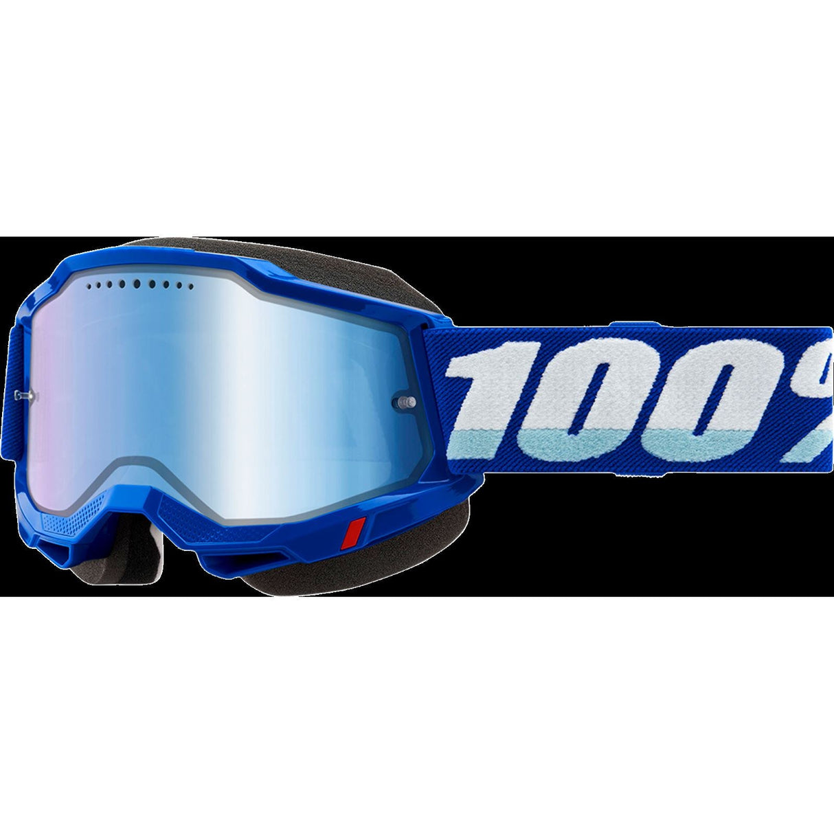 100% Accuri 2 Snow Goggles - Blue with Blue Mirror Lens [MPN: 50223-650-02]