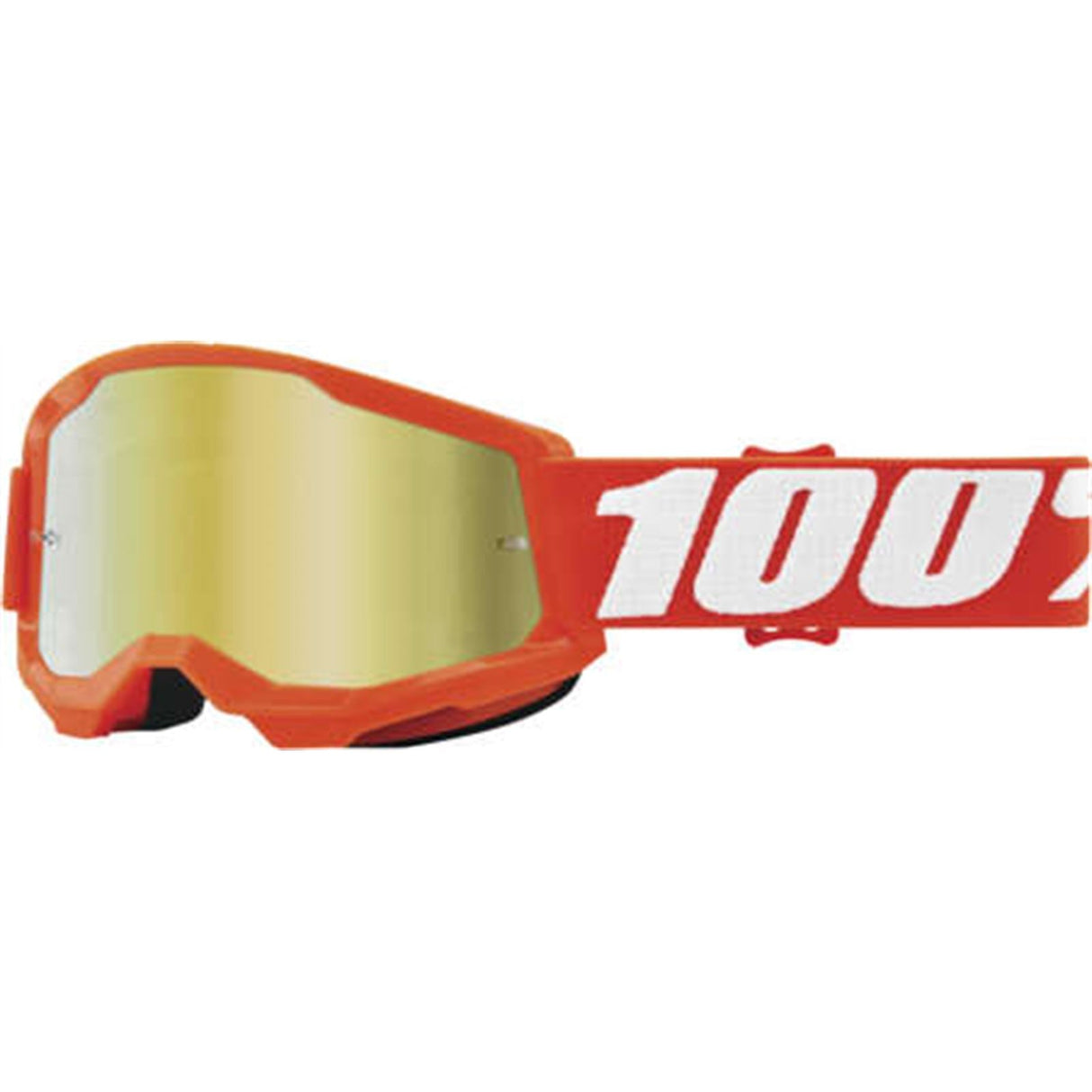 100% Youth Strata 2 Goggles - Orange - Gold Mirror [MPN: 50032-00005]