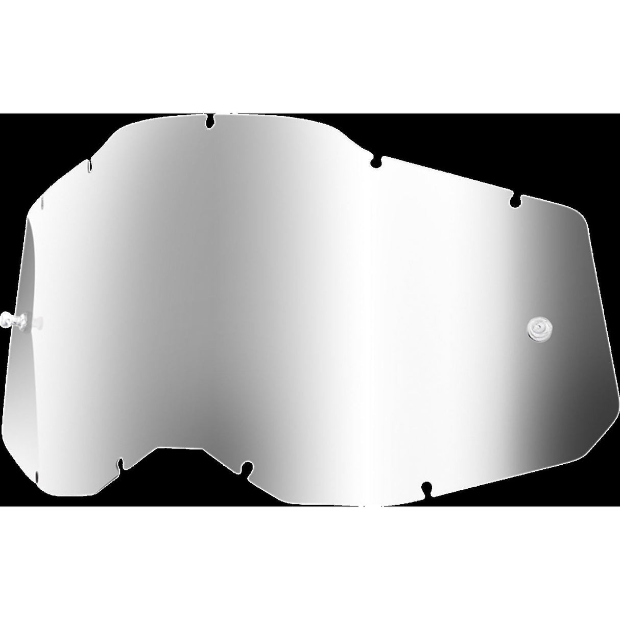 100% Accuri 2/Racecraft 2/Strata 2 Lens - Silver Mirror [MPN: 51008-252-01]