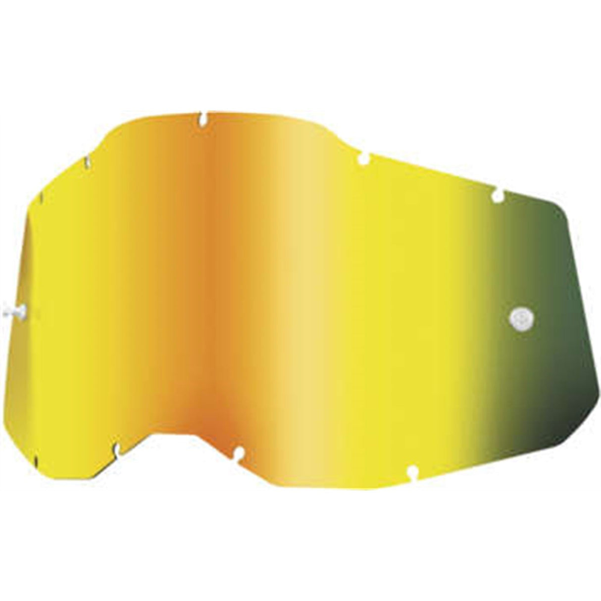 100% Accuri 2/Racecraft 2/Strata 2 Lens - Gold Mirror [MPN: 51008-259-01]