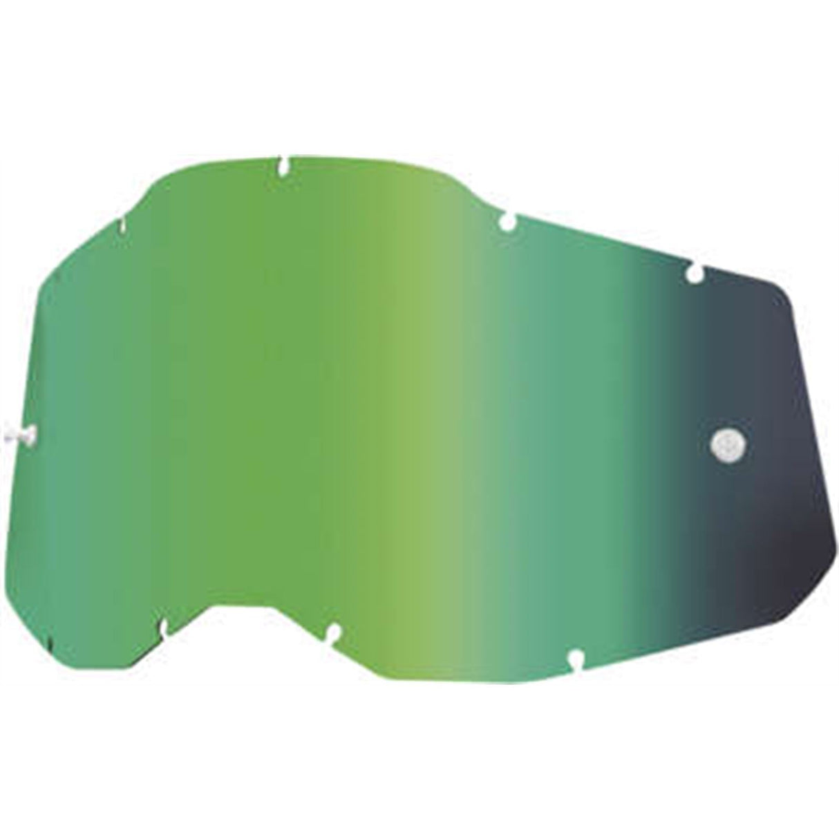 100% Accuri 2/Racecraft 2/Strata 2 Lens - Green Mirror [MPN: 51008-260-01]
