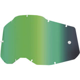 100% Accuri 2/Racecraft 2/Strata 2 Lens - Green Mirror [MPN: 51008-260-01]