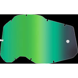 100% Accuri 2/Racecraft 2/Strata 2 Lens - Green Mirror [MPN: 51008-260-01]