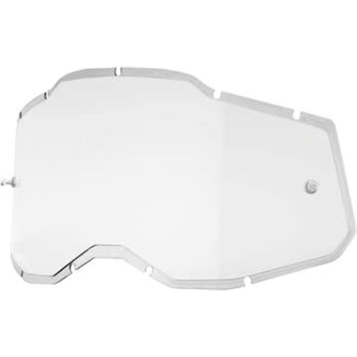 100% Accuri 2/Racecraft 2/Strata 2 Lens - Injected Clear [MPN: 59090-00001]