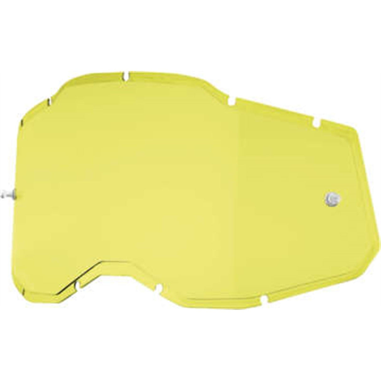 100% Accuri 2/Racecraft 2/Strata 2 Lens - Injected Yellow [MPN: 59092-00003]