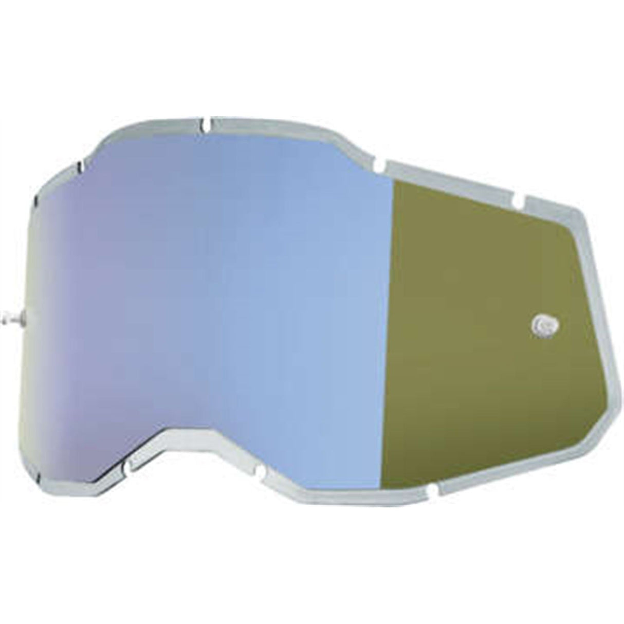 100% Accuri 2/Racecraft 2/Strata 2 Lens - Injected Blue Mirror [MPN: 59091-00003]