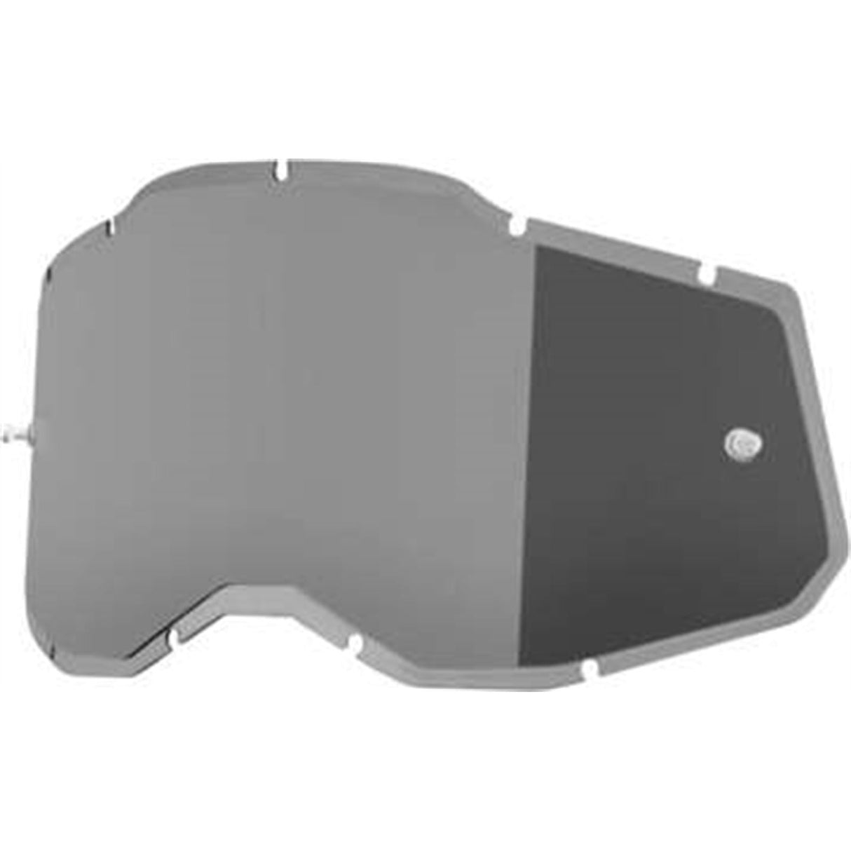 100% Accuri 2/Racecraft 2/Strata 2 Lens - Injected Silver Mirror [MPN: 59091-00002]