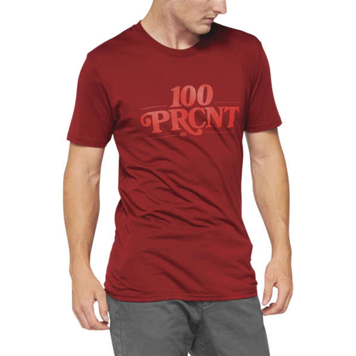 100% Searles Tech T-Shirt - Brick - Small [MPN: 35027-068-10]