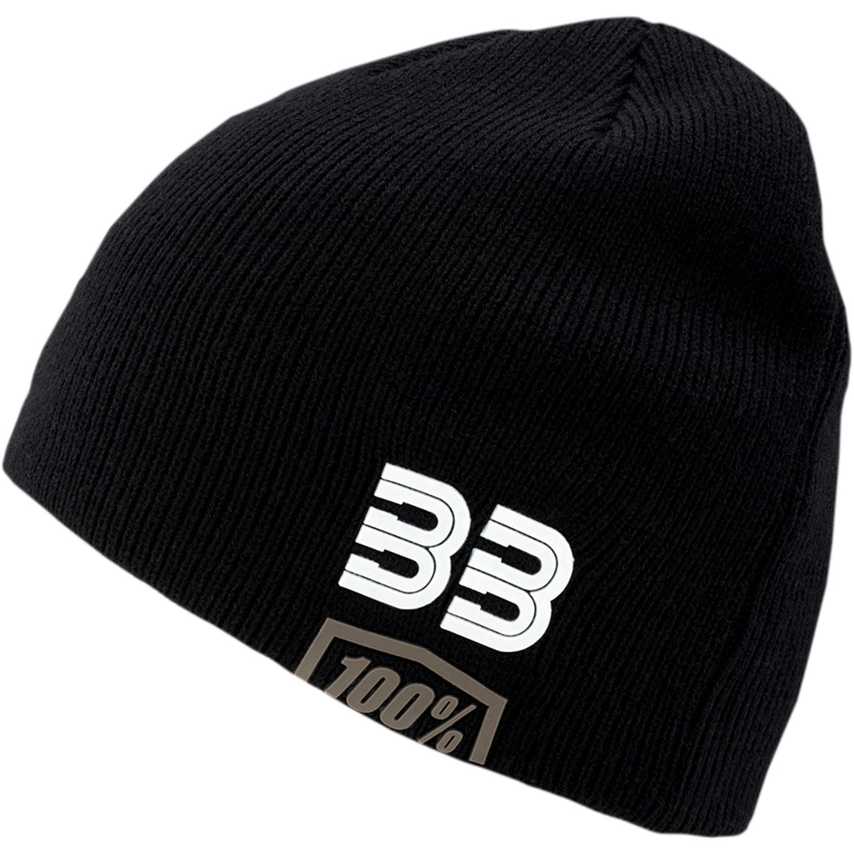 100% BB33 Skully Beanie - Black - One Size [MPN: BB-20125-001-01]