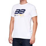 100% BB33 Signature T-Shirt - White - Large [MPN: BB-32140-000-12]