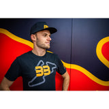 100% BB33 Track T-Shirt - Black - Medium [MPN: BB-32141-001-11]