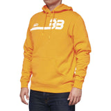 100% BB33 Pullover Kangaroo Pocket Hoodie - Orange - Medium [MPN: BB-36045-476-11]