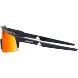 100% Speedcraft SL Sunglasses - Black - Red Mirror [MPN: 61002-412-02]