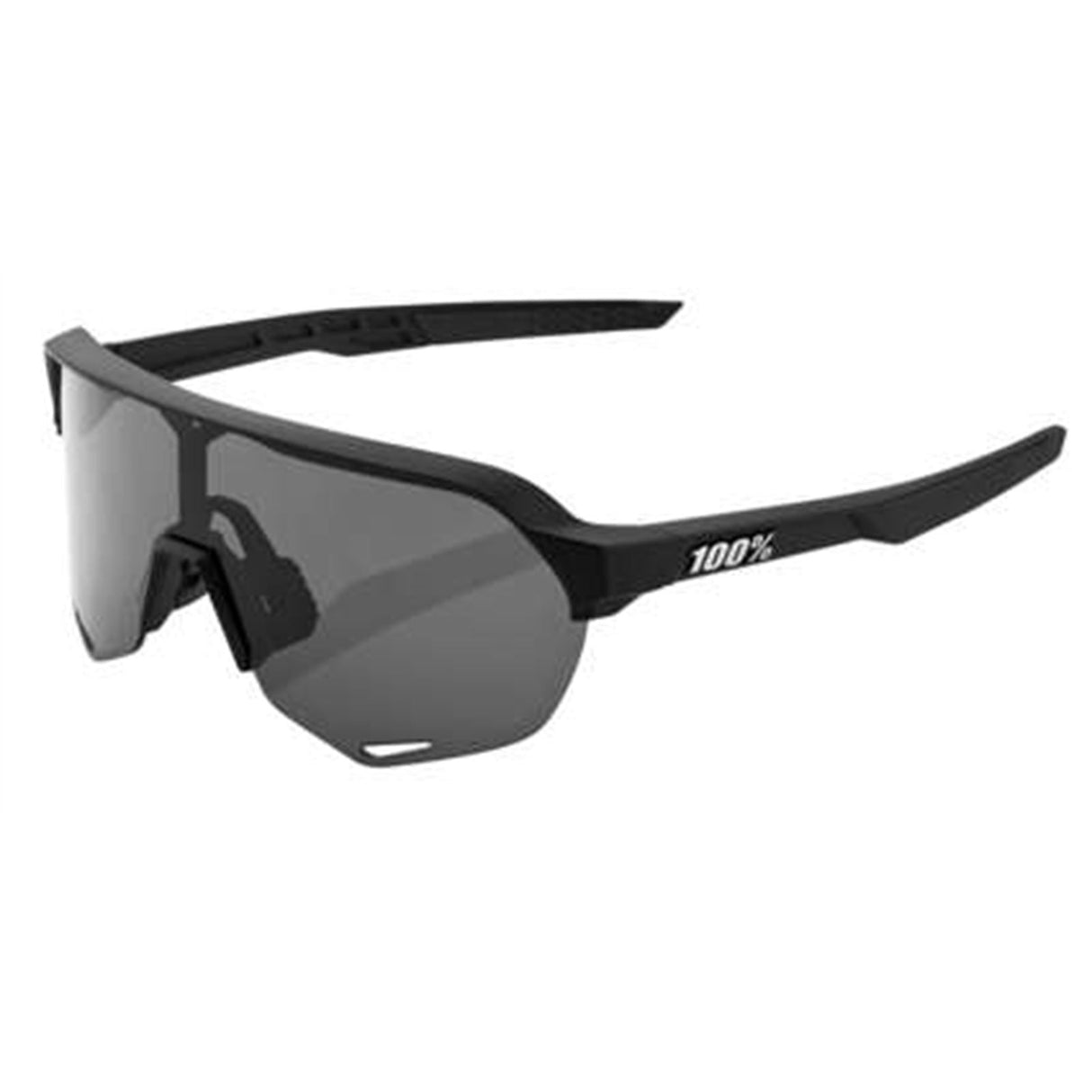 100% S2 Sunglasses - Black - Smoke [MPN: 61003-102-02]