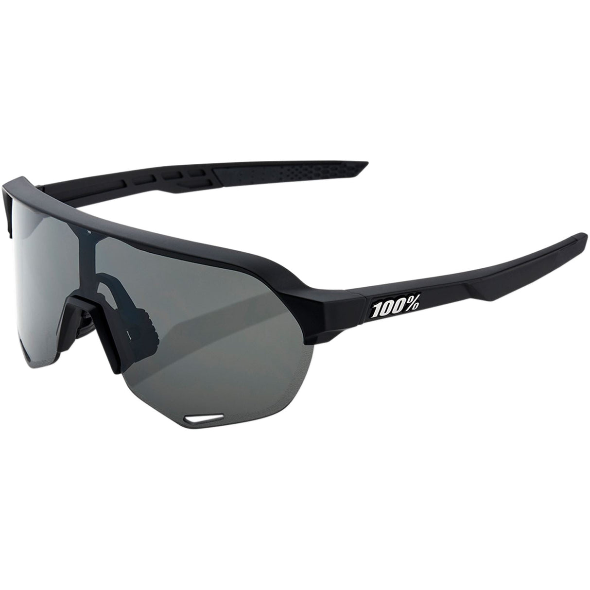 100% S2 Sunglasses - Black - Smoke [MPN: 61003-102-02]