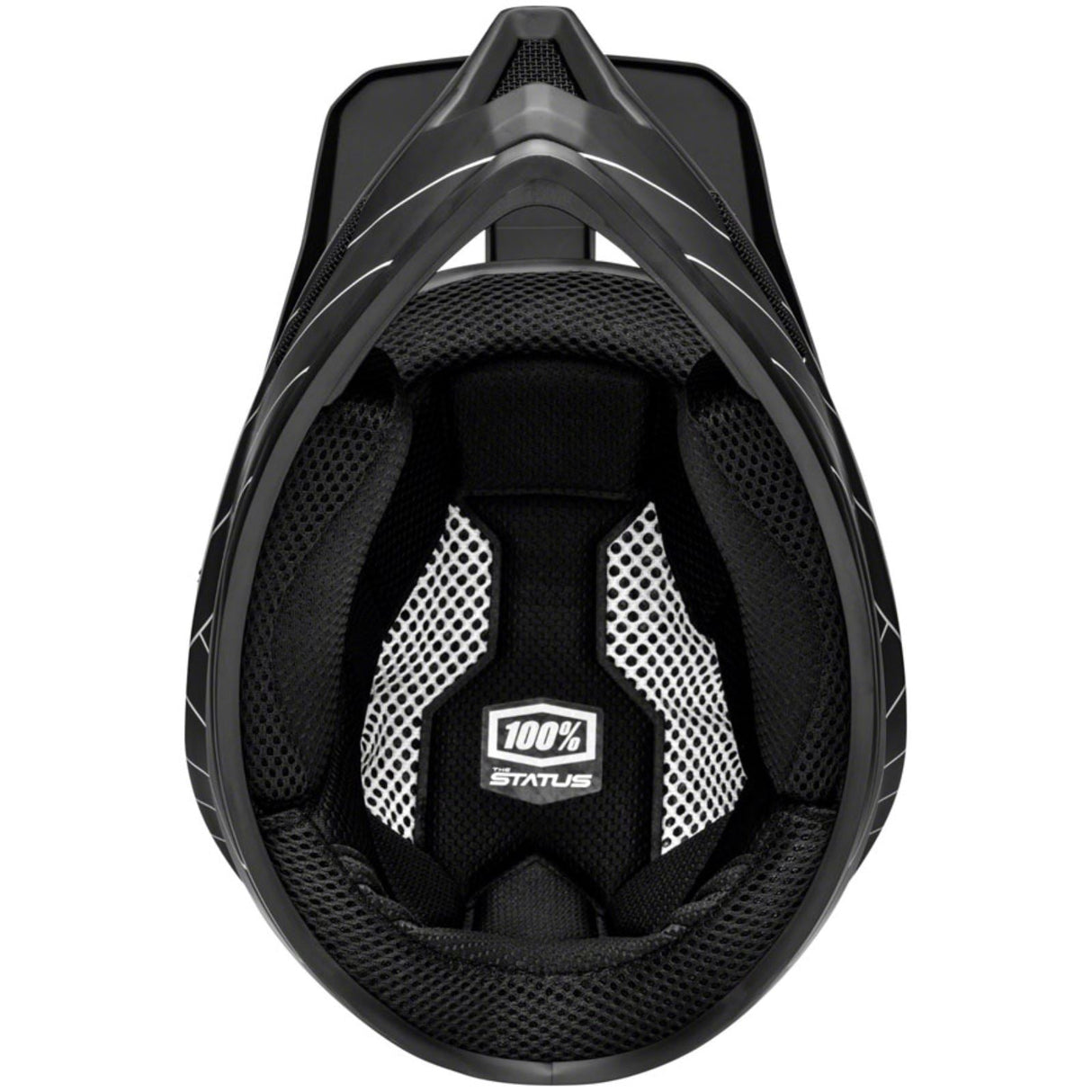 100% Status Bike Helmet - Essential Black - XS [MPN: 80010-00001]