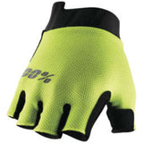 100% Exceeda Gel Shortfinger Glove - Flo Yellow - Medium [MPN: 10021-004-11]