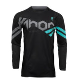 Thor Pulse Cube Jersey - Black/Mint - Large [MPN: 2910-6543]
