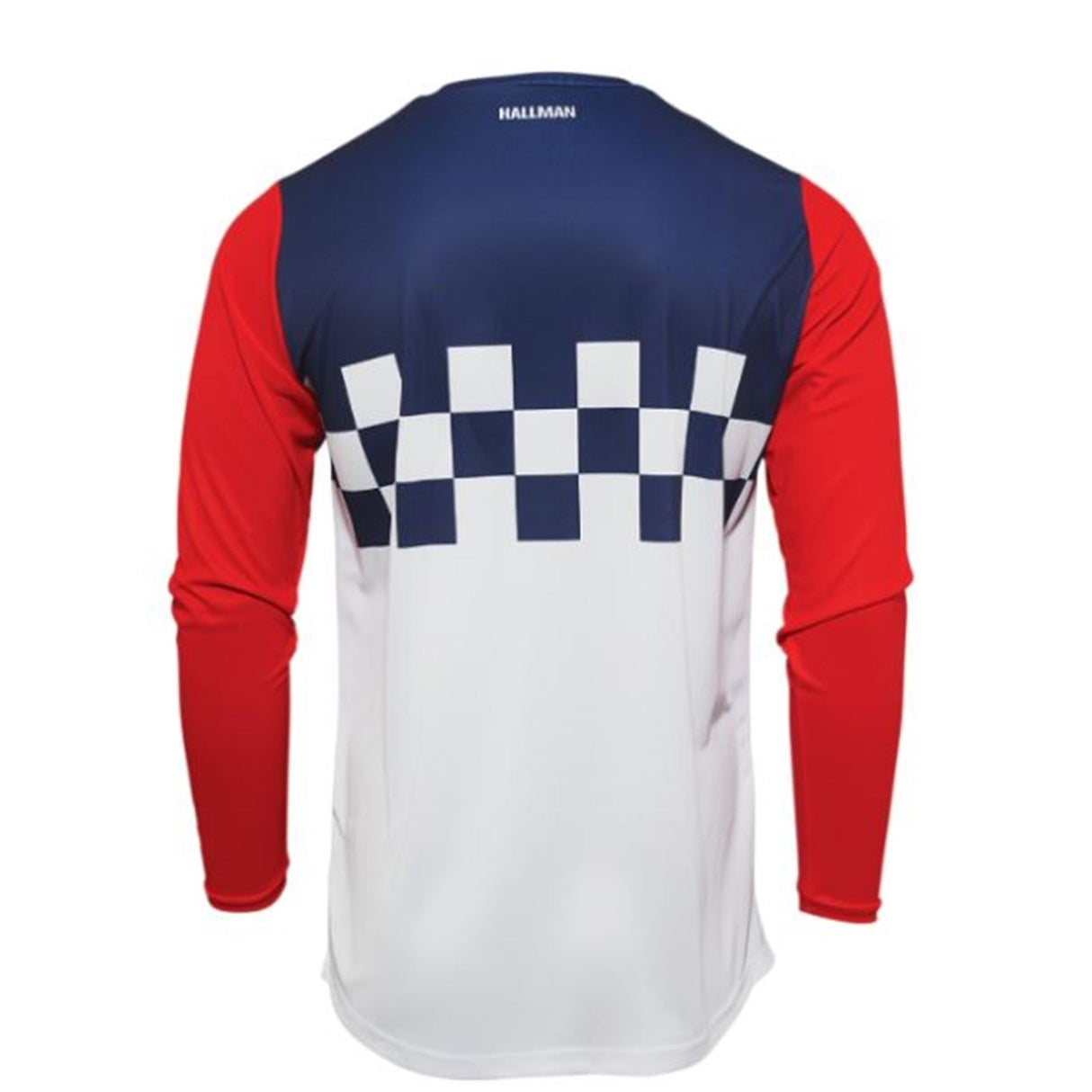 Thor Hallman Different Cheque Jersey - White/Red/Blue - Small [MPN: 2910-6577]