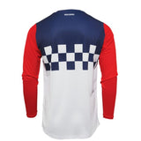 Thor Hallman Different Cheque Jersey - White/Red/Blue - Small [MPN: 2910-6577]