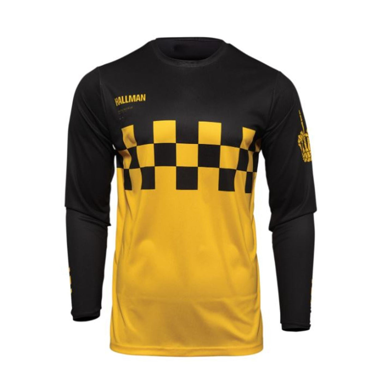 Thor Hallman Different Cheque Jersey - Yellow/Black -  Small [MPN: 2910-6587]