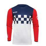 Thor Hallman Different Cheque Jersey - White/Red/Blue - 3XL [MPN: 2910-6607]