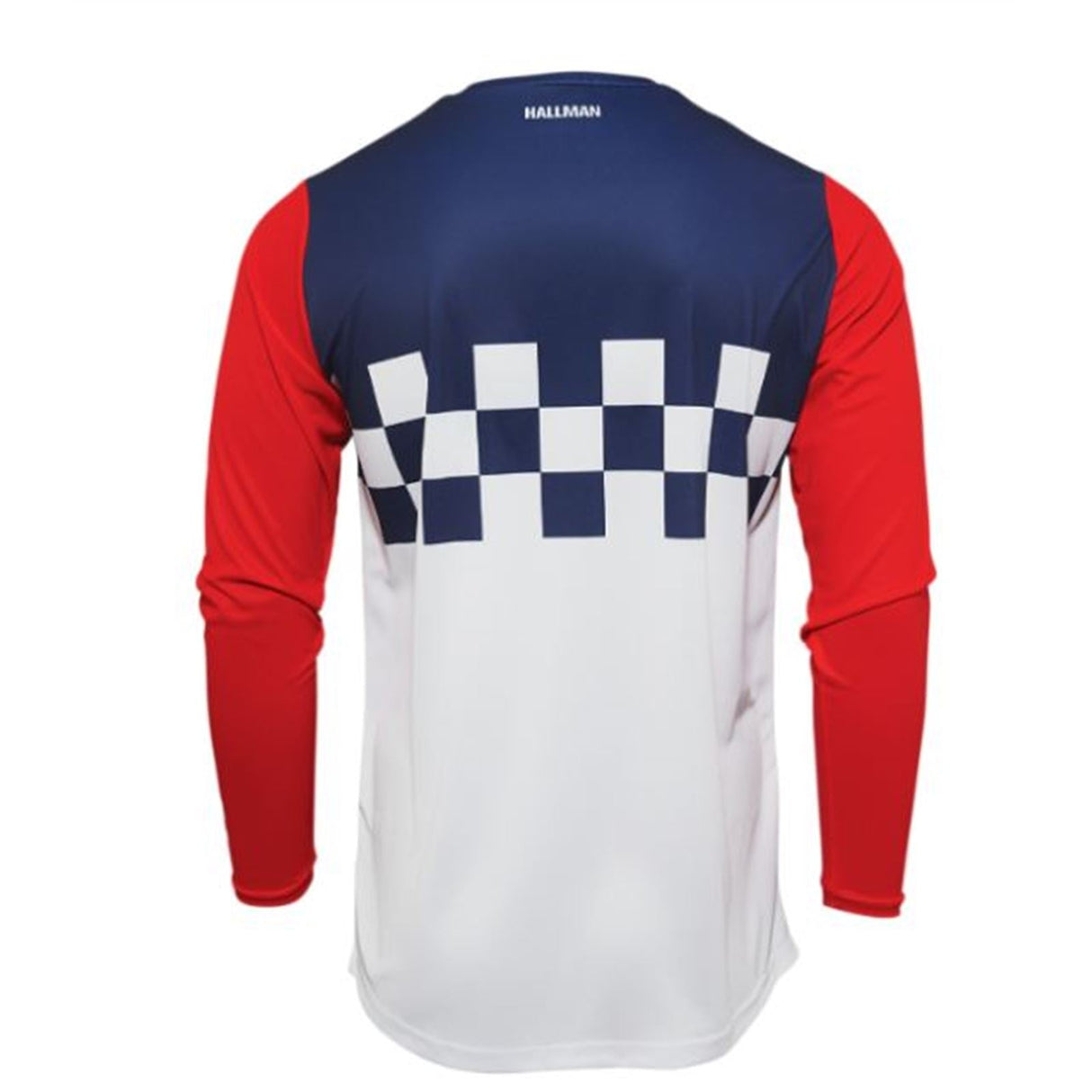 Thor Hallman Different Cheque Jersey - White/Red/Blue - 3XL [MPN: 2910-6607]