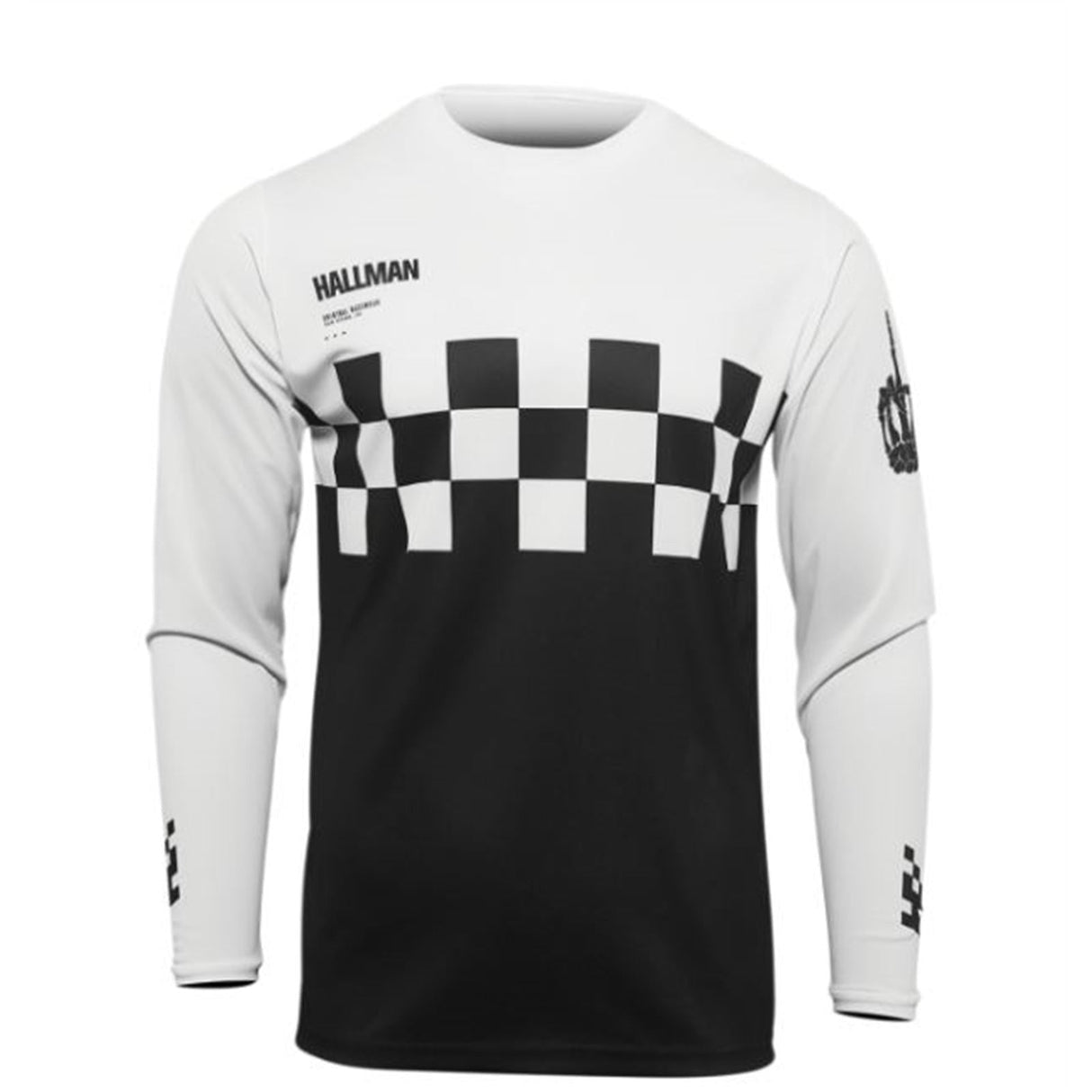Thor Hallman Different Cheque Jersey - Black/White - 3XL [MPN: 2910-6608]
