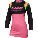 Thor Women's Pulse REV Jersey - Charcoal/Pink - XL [MPN: 2911-0241]