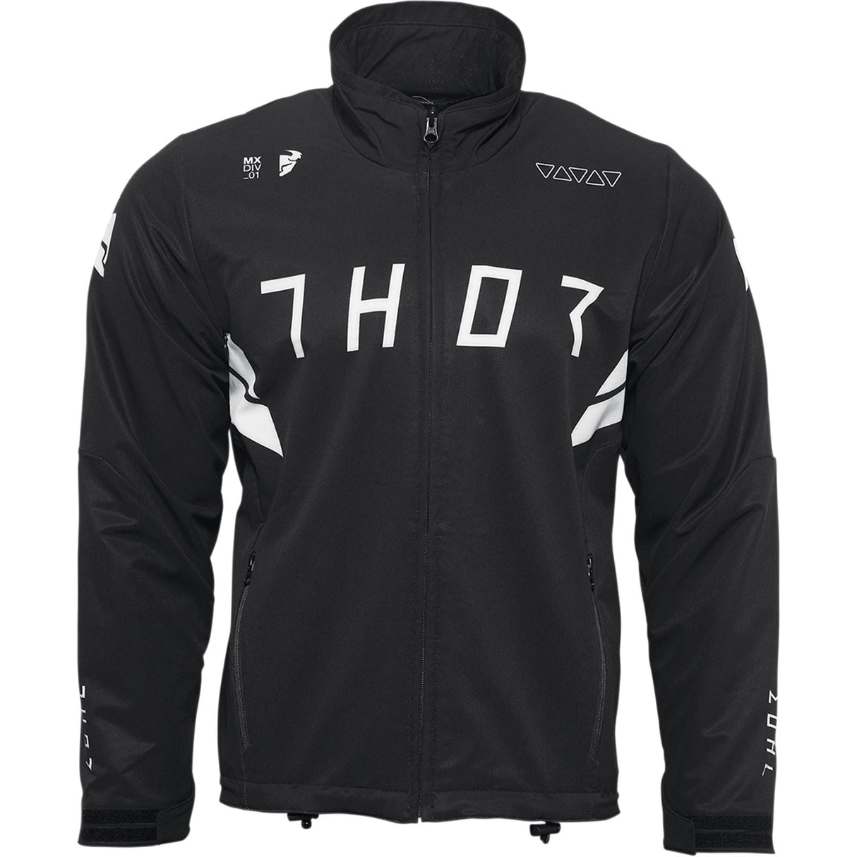 Thor Warmup Jacket - Black/White - 3XL [MPN: 2920-0677]