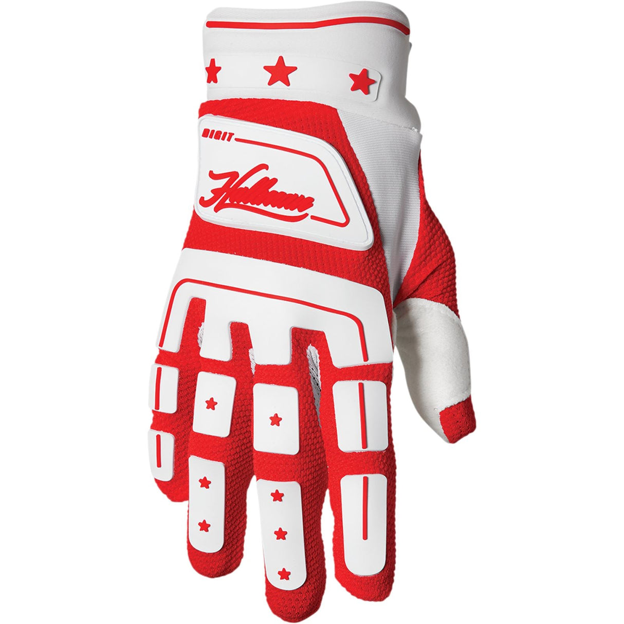 Thor Hallman Digit Gloves - White/Red - Small [MPN: 3330-6783]