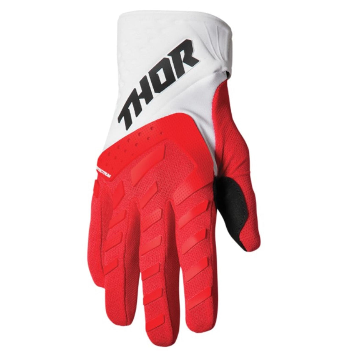 Thor Youth Spectrum Gloves - Red/White - Large OPEN BOX [MPN: 3332-1611]