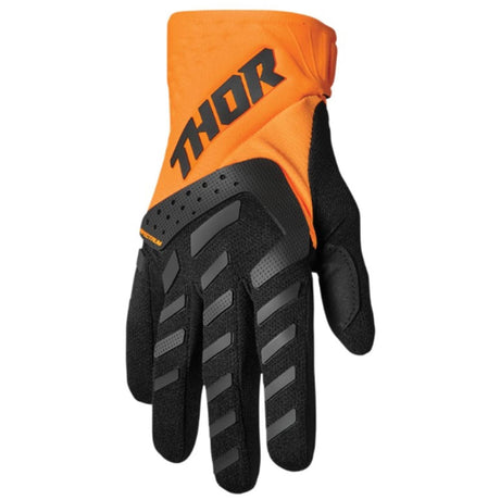 Thor Youth Spectrum Gloves - Orange/Black_839285