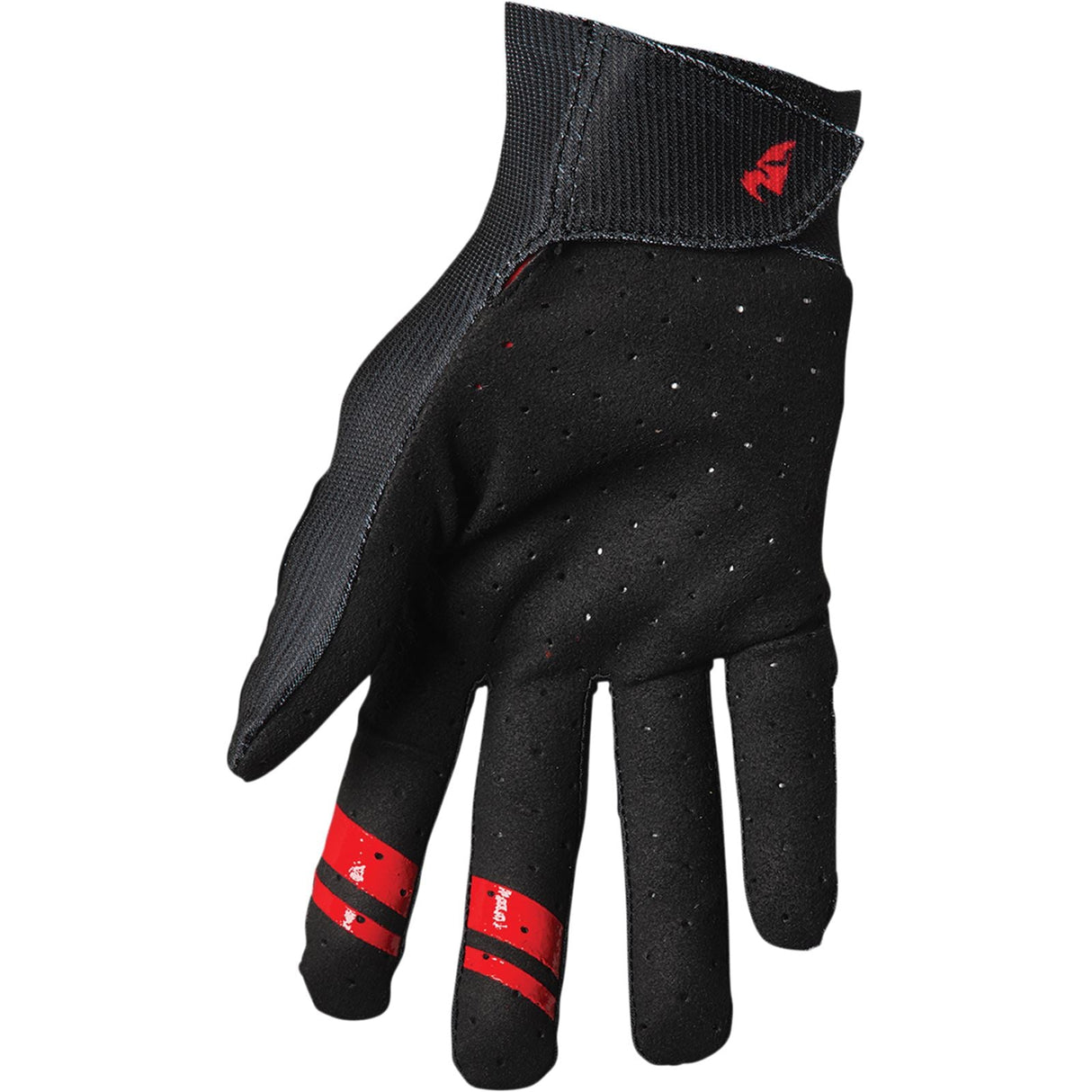 Thor Intense Team Gloves - Black/Red - Medium 3360-0040