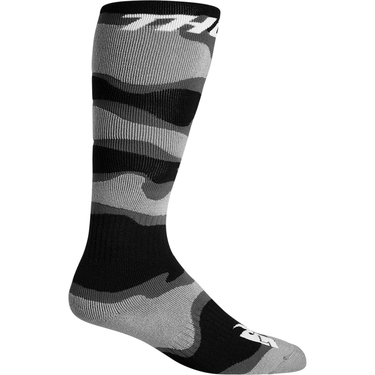 Thor Youth MX Camo Socks - Gray/White - Size 1-6 [MPN: 3431-0659]