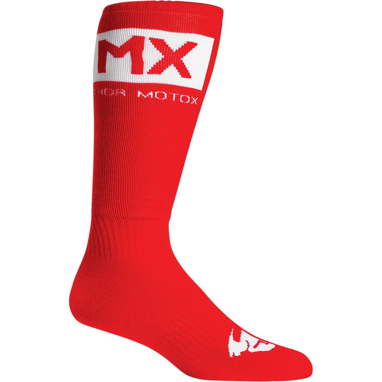 Thor Youth MX Solid Socks - Red/White - Size 1-6 [MPN: 3431-0661]