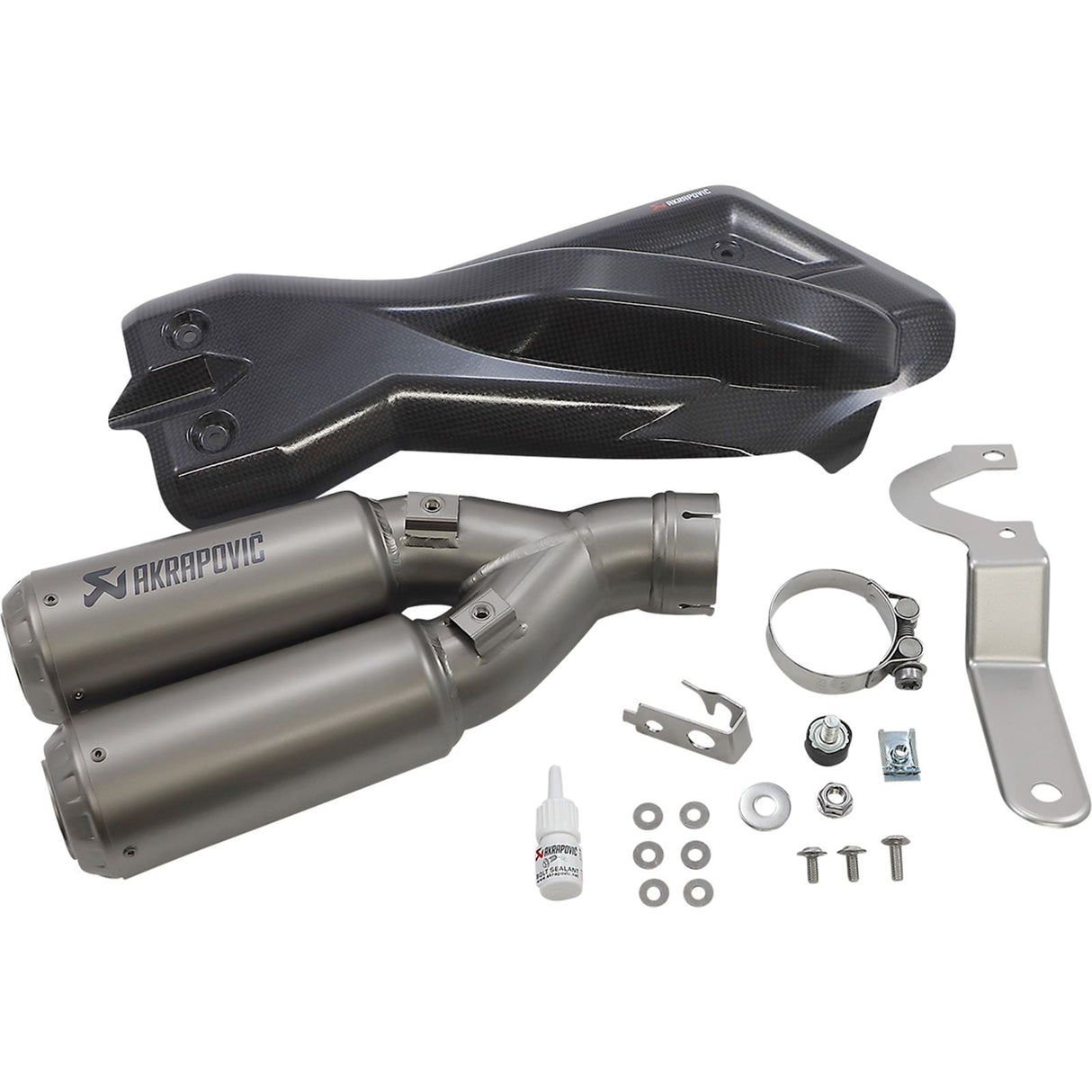 Akrapovic Titanium Slip-On Mufflers for 2021 Ducati Multistrada 950S/950 [MPN: S-D9SO14-HIFFT]