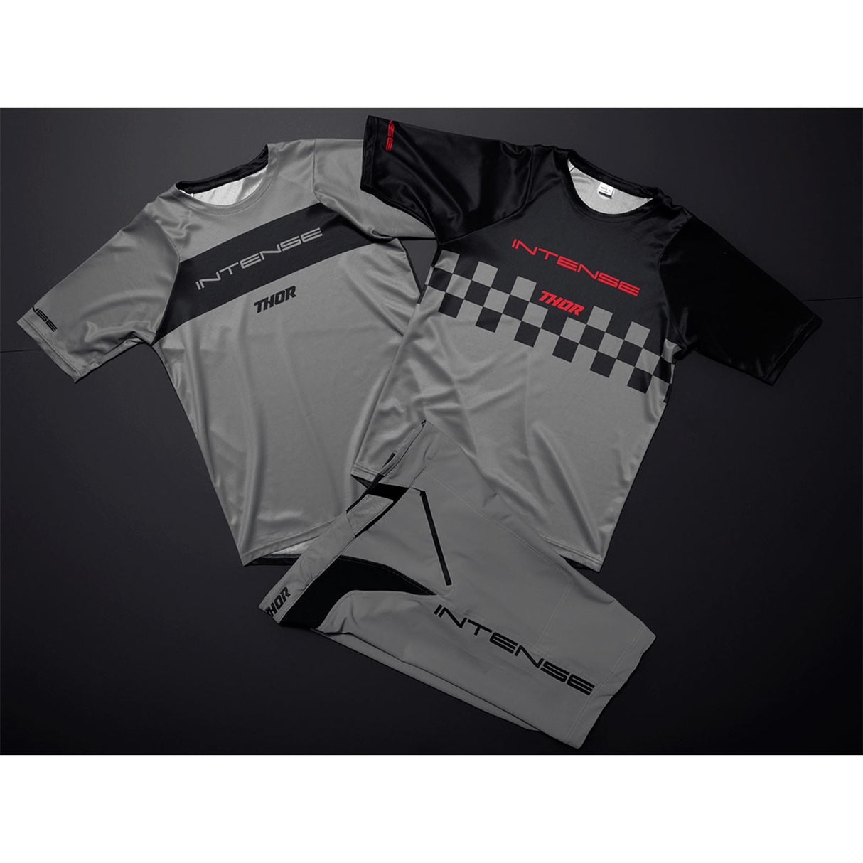 Thor Intense Chex Jersey - Black/Gray - XS [MPN: 5120-0144]