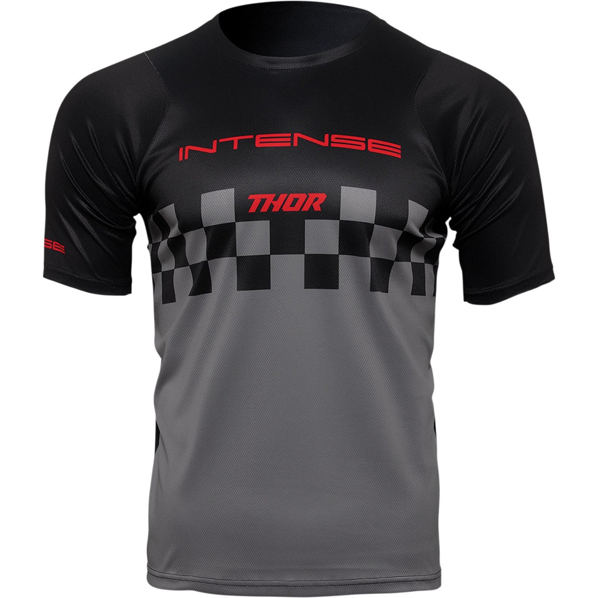 Thor Intense Chex Jersey - Black/Gray - Large [MPN: 5120-0147]