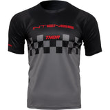 Thor Intense Chex Jersey - Black/Gray - Large [MPN: 5120-0147]
