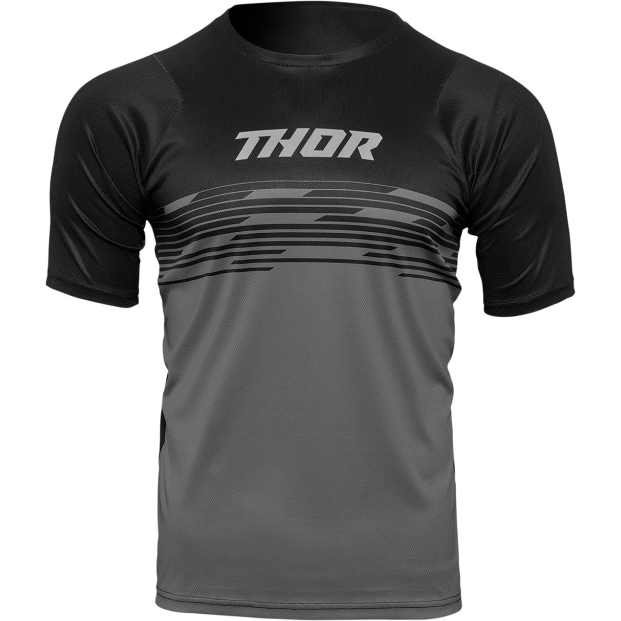 Thor Assist Shiver Jersey - Black/Gray - Medium [MPN: 5120-0170]