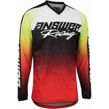 Answer Youth A22 Syncron Prism Jersey - Red/Hyper Acid - Youth XL [MPN: 446409]