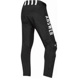 Answer Youth Syncron Merge Pants - Black/White - Y24 [MPN: 446424]