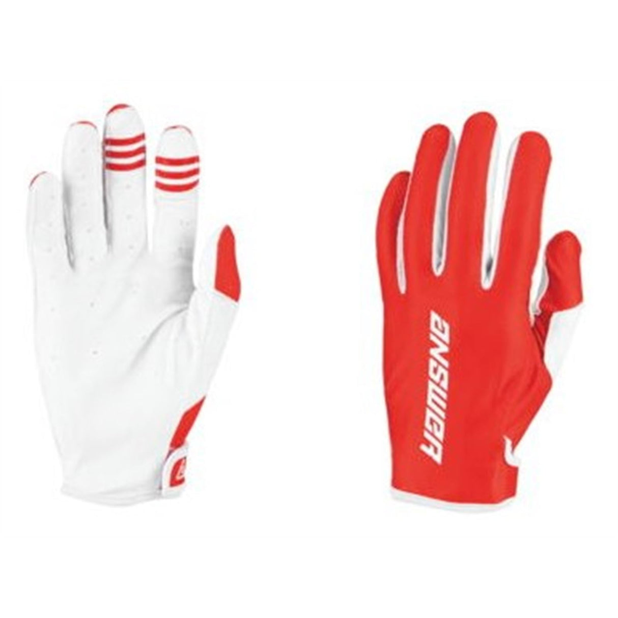 Answer Youth Ascent Gloves - Red/White - Youth Large [MPN: 446574]
