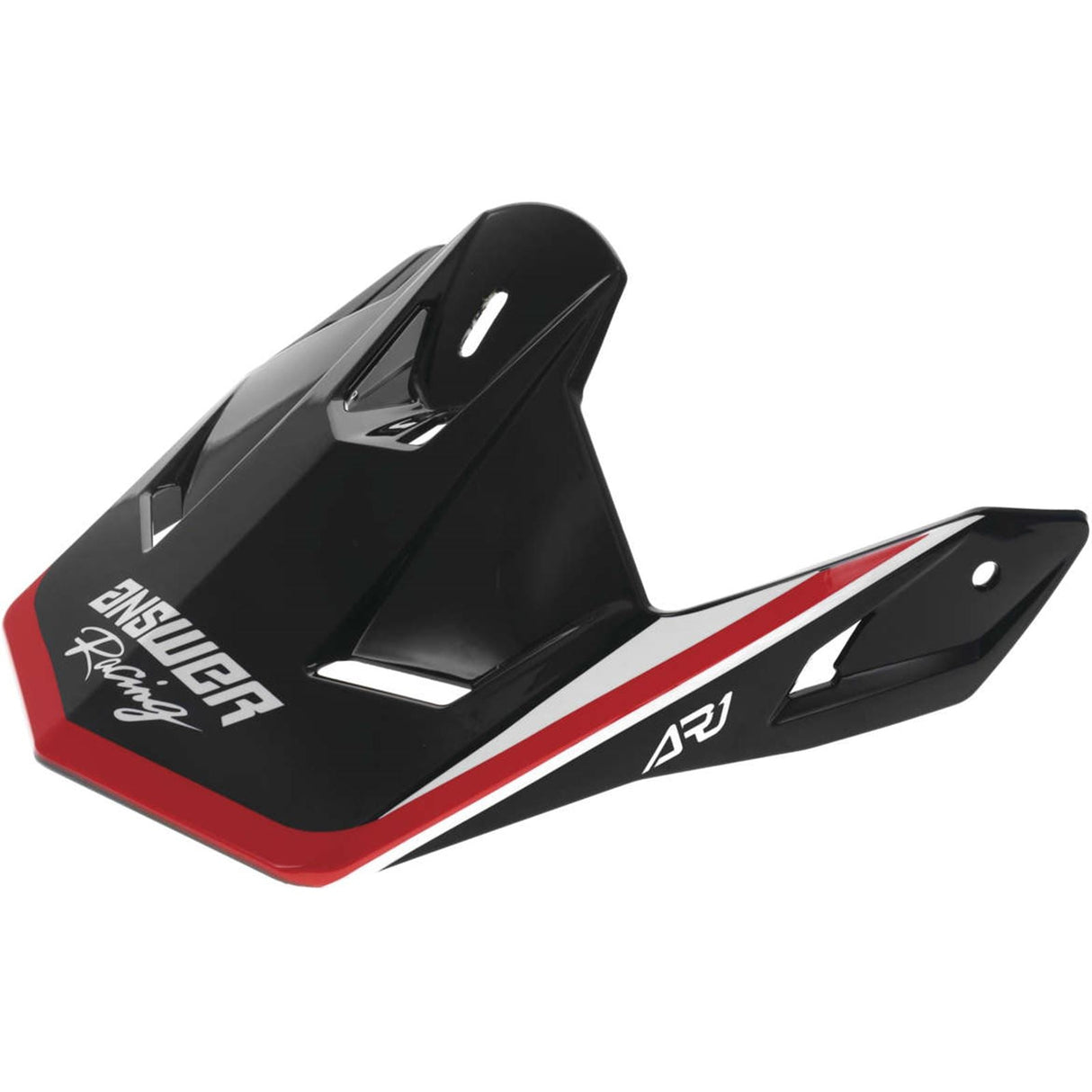 Answer Youth AR1 Replacement Visor - Vivid Red/White/Hyper Acid [MPN: 447122]