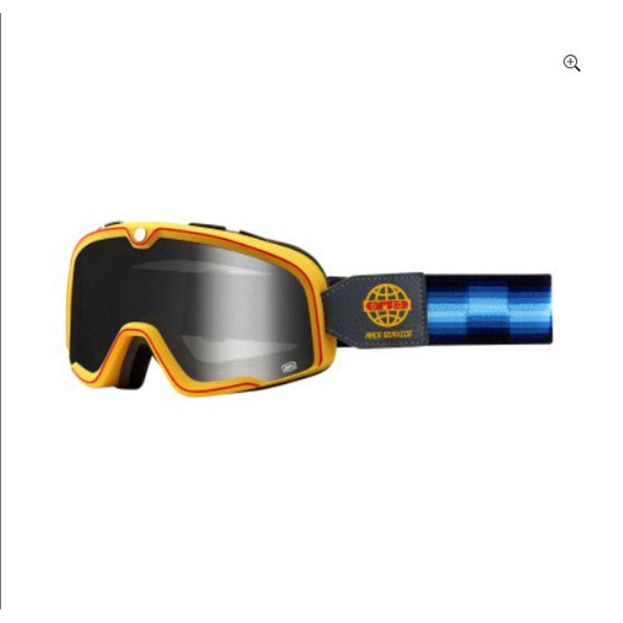 100% Barstow Goggles - Race Service - Silver Mirror [MPN: 50002-252-01]