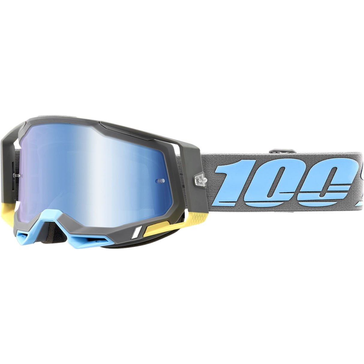 100% Racecraft 2 Goggles - Trinidad - Blue Mirror [MPN: 50010-00008]