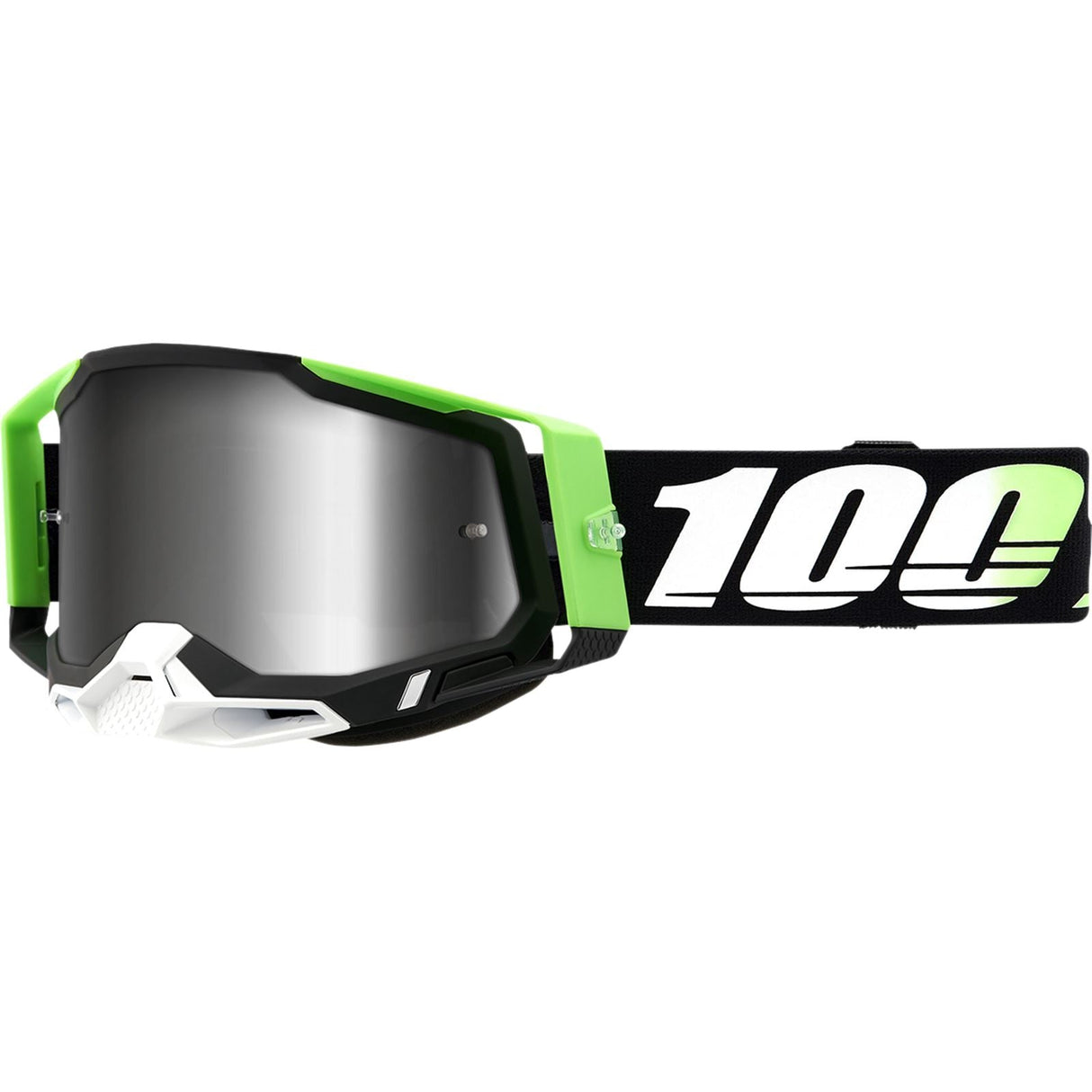 100% Racecraft 2 Goggles - Kalkuta - Silver Mirror [MPN: 50121-252-02]